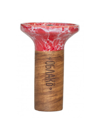 Чаша для кальяна Облако Flow Black on Red Marble