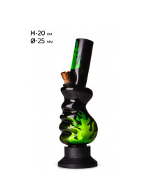 Бонг акриловый MISTIQ H:20.5cm Ø:25mm