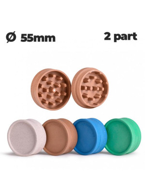 Гриндер пластиковий HEMP PLASTIC GRINDER D:55 mm 2 LAYERS - фото №2 / Rtabak