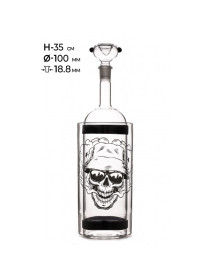 Бонг стеклянный водный MISTIQ H;35 cm-Ø:10сm SG:18.8mm