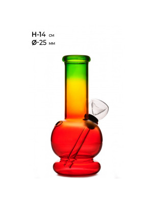Бонг стеклянный MISTIQ - H: 14cm Ø: 25mm - фото №22 / Rtabak