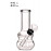 Бонг стеклянный MISTIQ H:10.5cm Ø:20mm