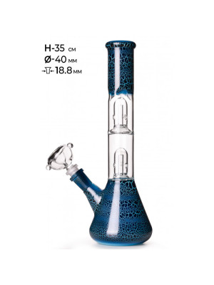 Бонг стеклянный MISTIQ 35cm Ø:40mm SG:18.8mm - фото №4 / Rtabak