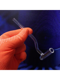 Скляна трубка для куріння Sherlock Tube Oil Clear &Oslash;12 мм.