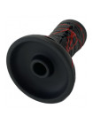 Чаша для Кальяна Gusto Bowls Classic Phunnel Glaze Red/Black фото №0 / www.rtabak.com.ua