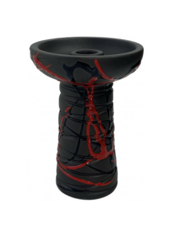 Чаша для Кальяна Gusto Bowls Classic Phunnel Glaze Red/Black