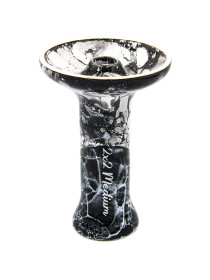 Чаша для кальяна 2x2Hookah Medium черно-белая