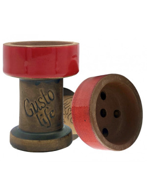 Чаша для кальяна Gusto Bowls Rook (Red) - фото №15 / Rtabak