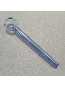 Стеклянная трубка для курения Pocketbowl Oil Light Blue Ø20 мм.
