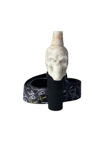 Персональный Мундштук для Кальяна Vibe Hookah Skull White