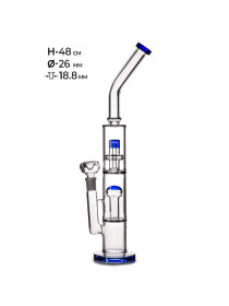 Бонг скляний MISTIQ - H: 48cm &Oslash;: 26mm S: 18.8mm