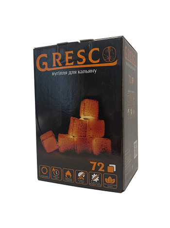 Уголь для кальяна Gresco 1 кг в коробке