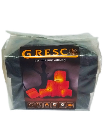 Уголь для кальяна Gresco 0,5 кг в пакете