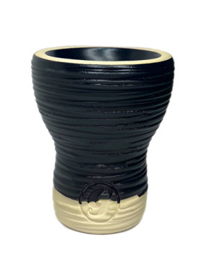 Чаша для Кальяна GrynBowls Mummy Glaze Black - фото №9 / Rtabak