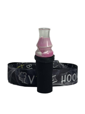 Персональний Мундштук для Кальяна Vibe Hookah Authentic White/Pink - фото №6 / Rtabak