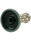 Чаша для Кальяна ETNA Phunnel Dot Glaze Dark Green фото №0 / www.rtabak.com.ua
