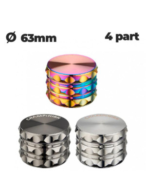 Гриндер металлический CHAMP HIGH BIG SHOT GRINDER 63 MM - фото №12 / Rtabak