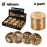 Гриндер металлический CHH GOLD GRINDER D:40 MM 4 LAY