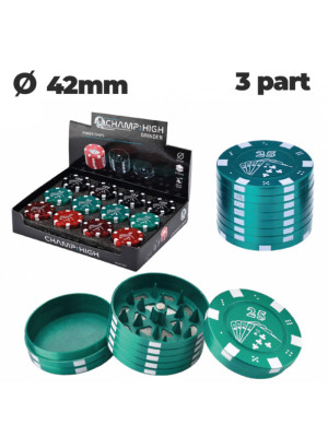 Гриндер металлический CHH METAL GRINDER CHIPS 3 LAY D:42 MM - фото №14 / Rtabak