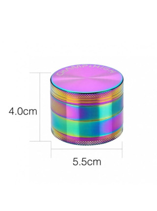 Гриндер металлический CHH METAL RAINBOW GRINDER D:55 mm 4 LAY - фото №15 / Rtabak