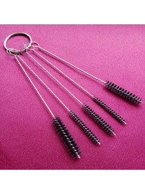 Єрш для чищення скляної трубки Bristles Power чорний 5 шт.