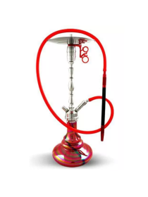 Кальян Amy Deluxe SS Hammer Steel 08 червоний
