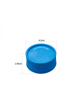 Гриндер пластиковый Champ HEMP PLASTIC GRINDER 42mm 2 LAYERS-DL24 - фото №6 / Rtabak