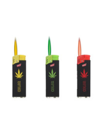 Зажигалка Champ PROF RUBBER LEAVES COLORFLAME FLAMY DL50 UN