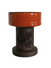 Чаша для Кальяну Gusto Bowls Rook Glaze Orange