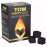 Уголь для кальяна Tom Coco Gold в коробке 1 кг.
