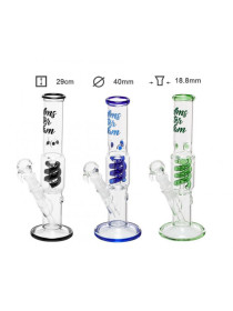 Бонг скляний Amsterdam GREEN ICE - H:30cm-&Oslash;: 40mm-SG:18.8mm