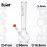 Бонг стеклянный Boost | Bouncer Glass Bong -H:41cm- Ø:50mm- Socket:18.8mm- WT:5mm (circa)