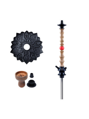 Кальян Karma 1,1 Walnut Красный - фото №10 / Rtabak