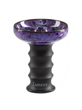 Чаша для кальяна Embery JS-Funnel Bowl glased 23 purple-black