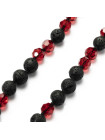 Бусы из натурального камня Lavart Beads Black/Red фото №1 / www.rtabak.com.ua