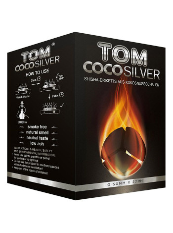 Уголь для кальяна Tom Coco Silver 1 кг