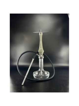 Кальян Khmara Zirka Carving Sirius Grey (Silver plate, black hose) - фото №14 / Rtabak