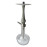 Кальян Khmara Zirka Carving Sirius Grey (Silver plate, black hose)