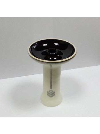 Чаша для кальяна 2x2Hookah Medium Черно-белая