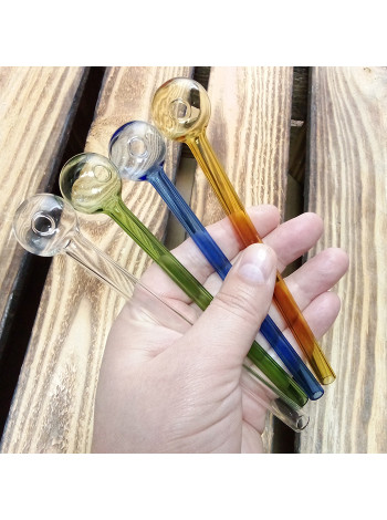 Стеклянная трубка для курения Nova Oil Color Ø25 мм.