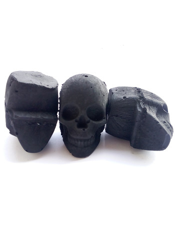 Уголь для кальяна Skull (череп) ореховый 1 шт.