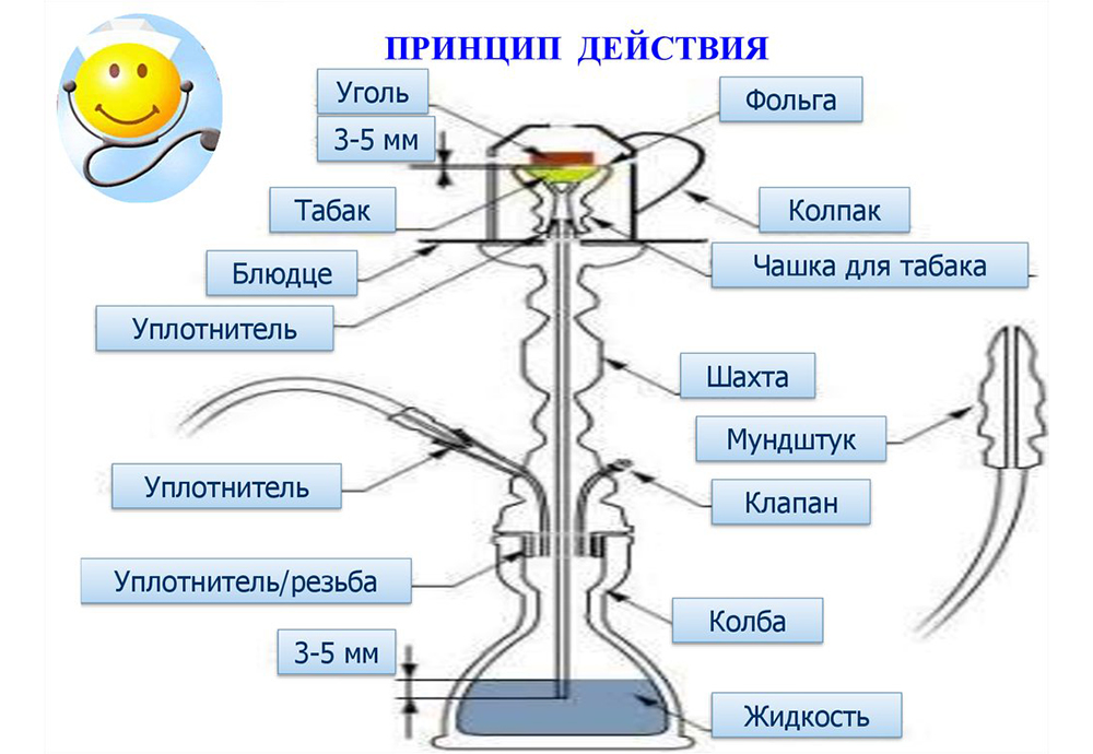 Как работает кальян?